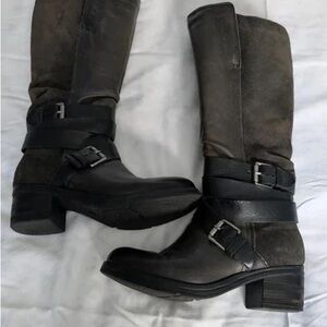 Women's Black Leather Boots